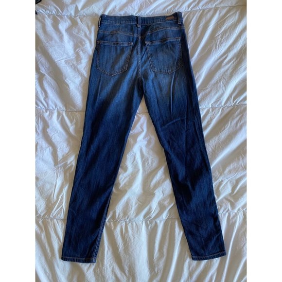 Sneak Peek Blue Rip Skinny Jeans size 7 women kids men - Picture 2 of 4